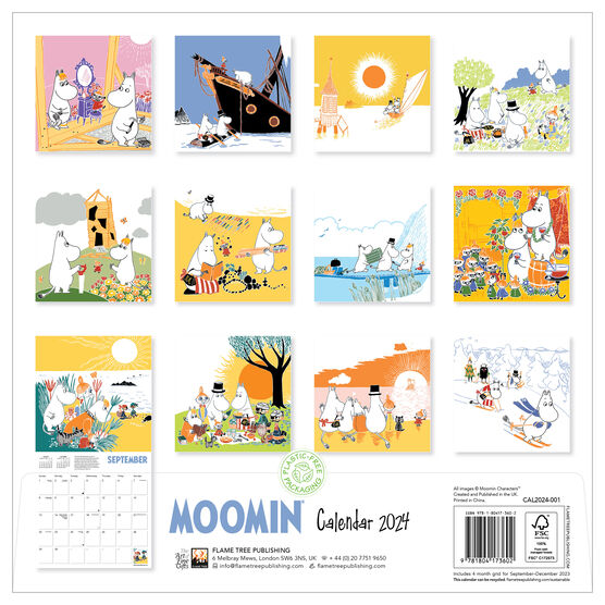 Moomin 2024 wall calendar Calendars Tate Shop Tate